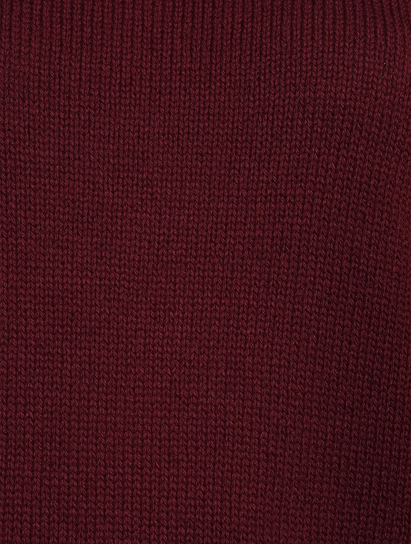 Ruffled Wool Sweater
