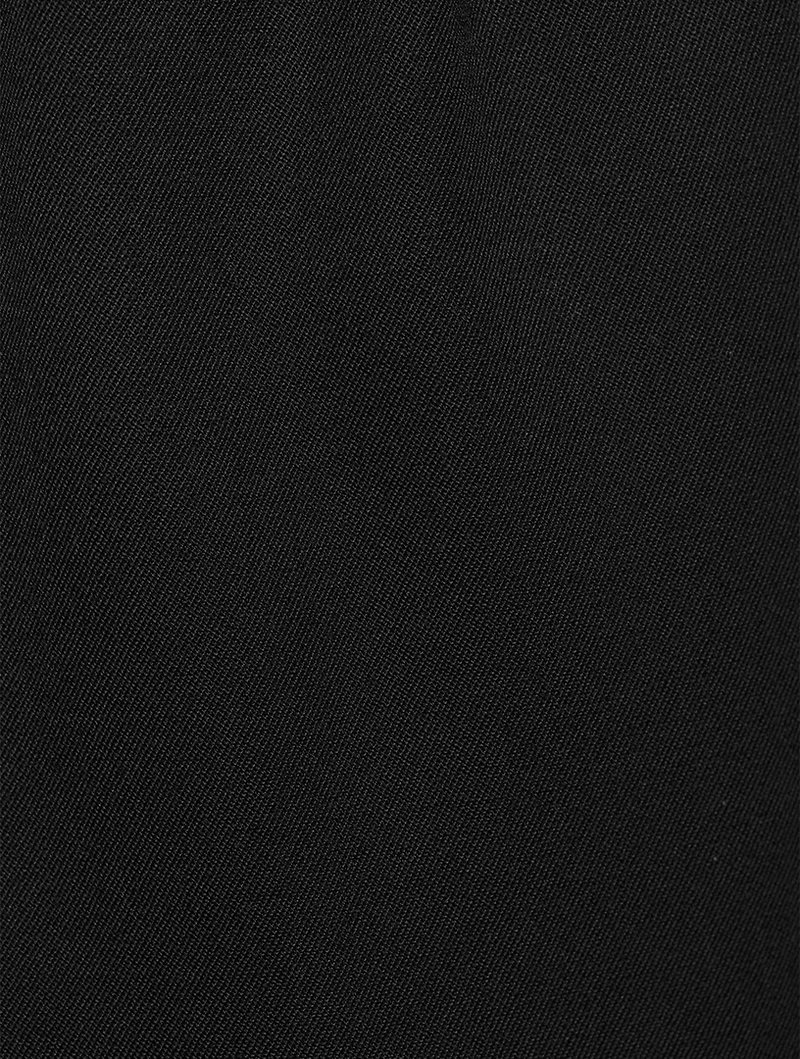 Wool Gabardine Straight-Leg Trousers