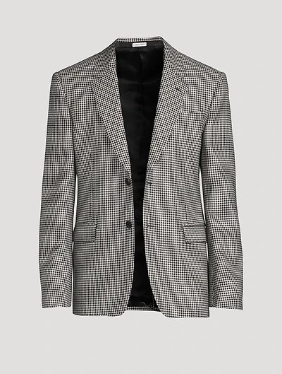 Wool Houndstooth Jacket