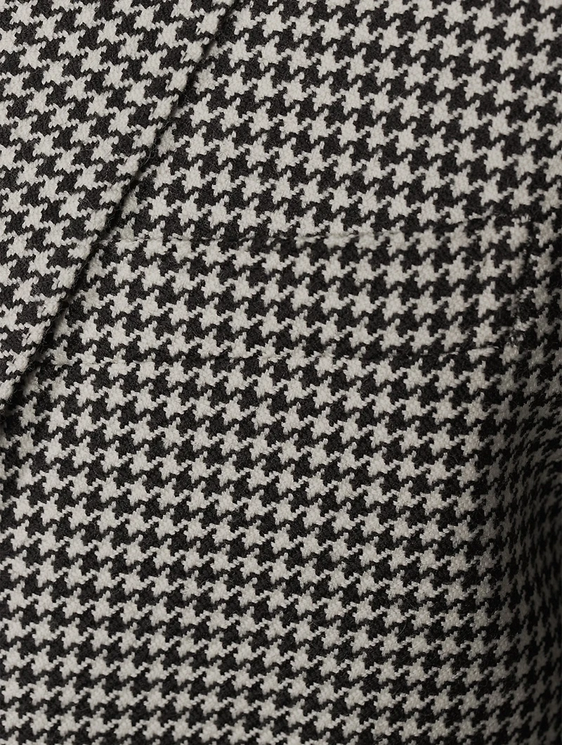Wool Houndstooth Jacket