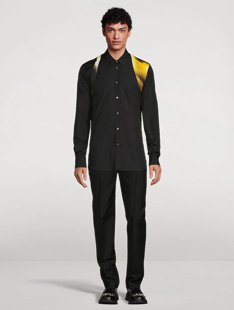Cotton Poplin Harness Shirt