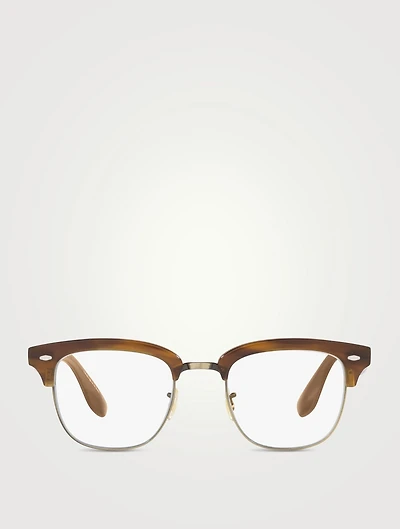 Oliver Peoples x Brunello Cucinelli Capannelle Square Optical Glasses