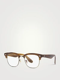 Oliver Peoples x Brunello Cucinelli Capannelle Square Optical Glasses