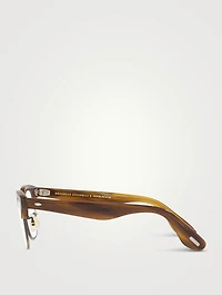 Oliver Peoples x Brunello Cucinelli Capannelle Square Optical Glasses