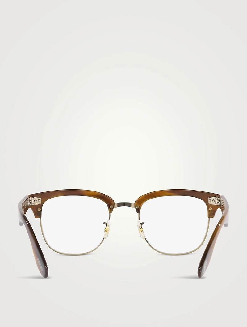 Oliver Peoples x Brunello Cucinelli Capannelle Square Optical Glasses