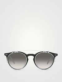 Oliver Peoples x Brunello Cucinelli Eduardo Round Sunglasses