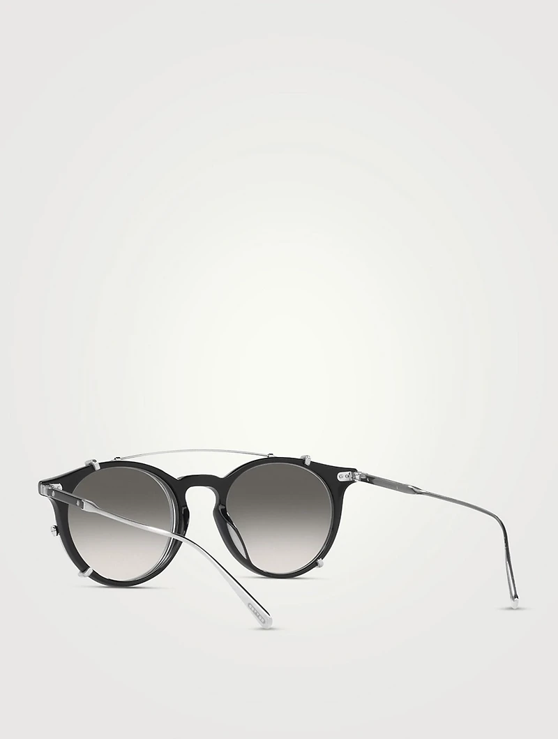 Oliver Peoples x Brunello Cucinelli Eduardo Round Sunglasses