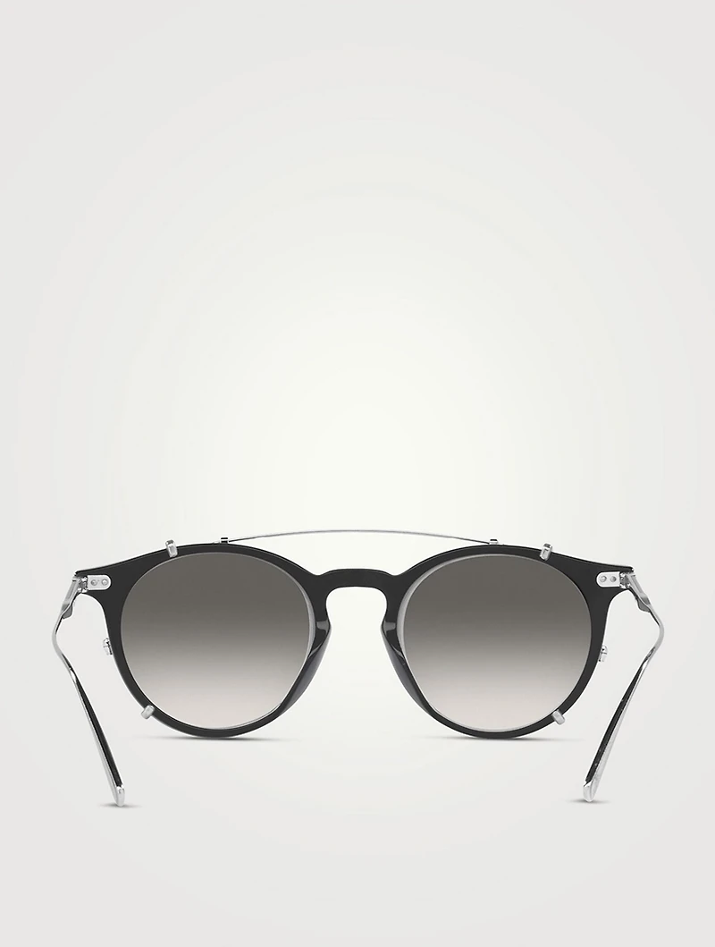 Oliver Peoples x Brunello Cucinelli Eduardo Round Sunglasses