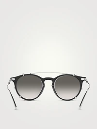 Oliver Peoples x Brunello Cucinelli Eduardo Round Sunglasses