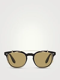 Oliver Peoples x Brunello Cucinelli Jep Round Sunglasses