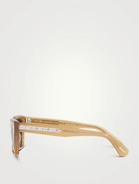 Oliver Peoples x Brunello Cucinelli Oliver Sun Square Sunglasses