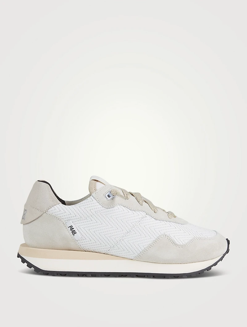 Cancun Suede And Leather Sneakers