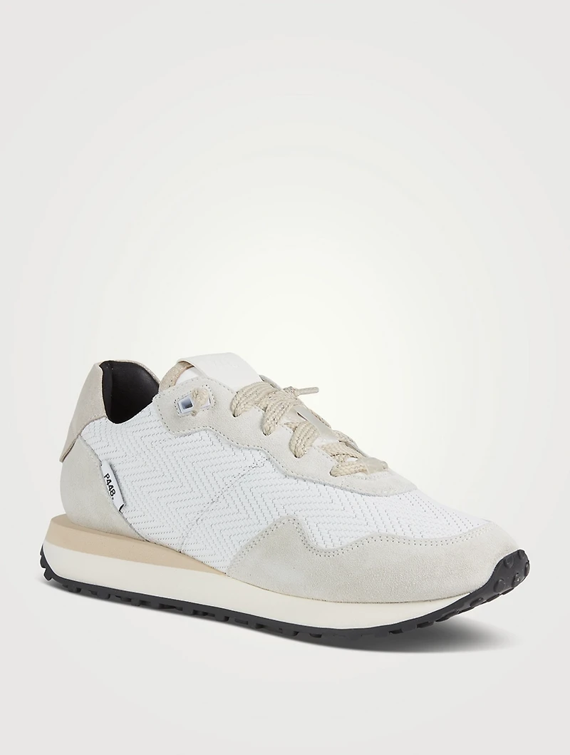 Cancun Suede And Leather Sneakers