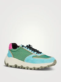 Jackson Suede And Mesh Sneakers
