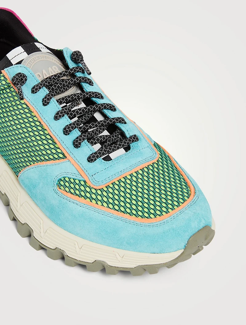 Jackson Suede And Mesh Sneakers