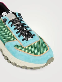Jackson Suede And Mesh Sneakers