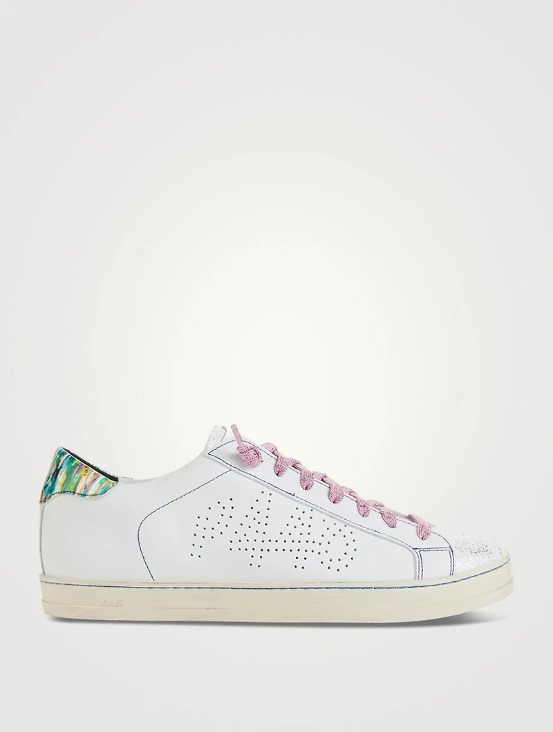 John Perforated Leather Sneakers