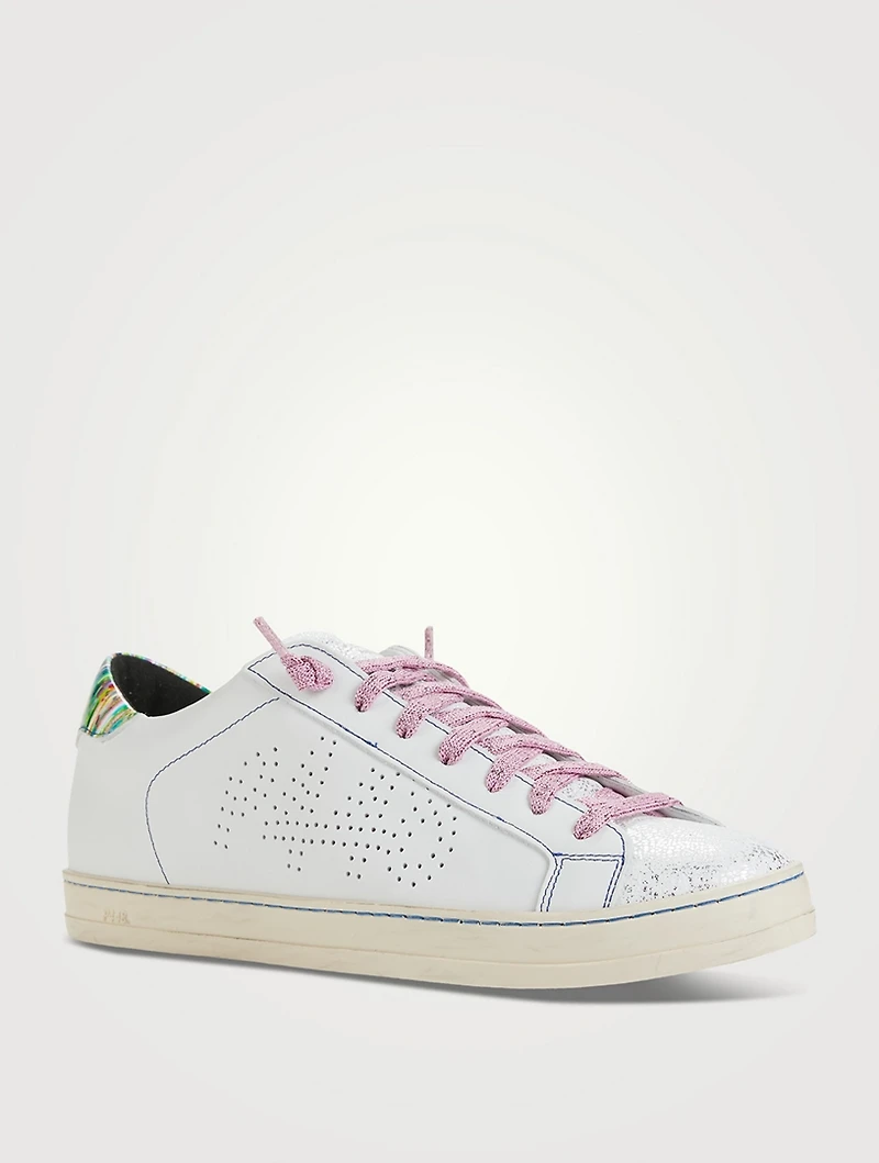 John Perforated Leather Sneakers