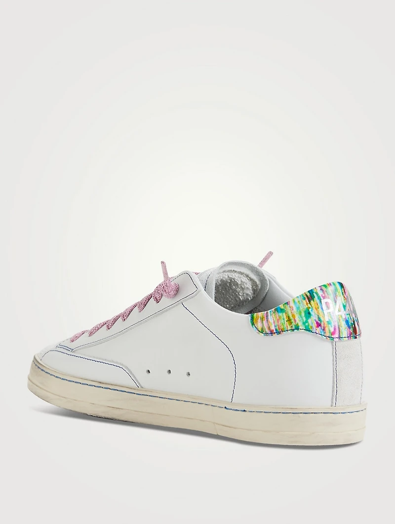 John Perforated Leather Sneakers