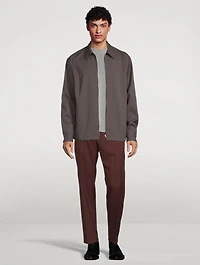 Light Wool Gabardine Pants