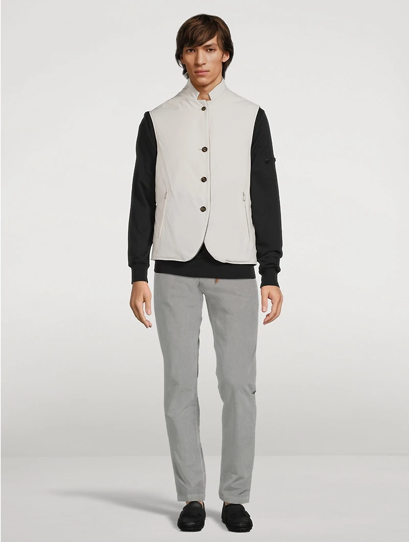 Wool And Cashmere Reversible Vest