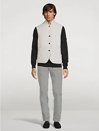 Wool And Cashmere Reversible Vest