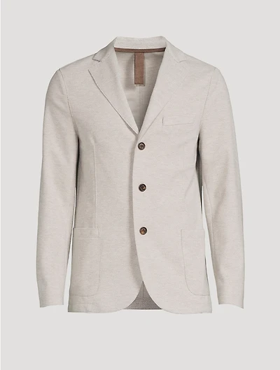 Jersey-Blend Jacket