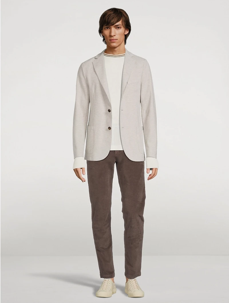Jersey-Blend Jacket