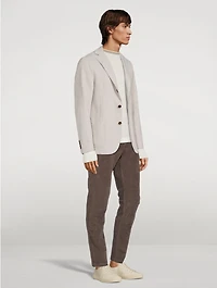Jersey-Blend Jacket