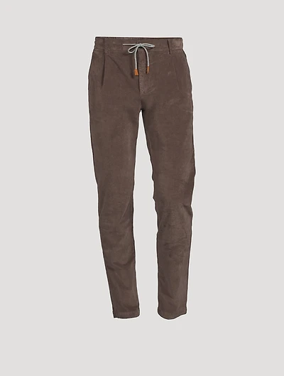 Velvet Jogger Pants