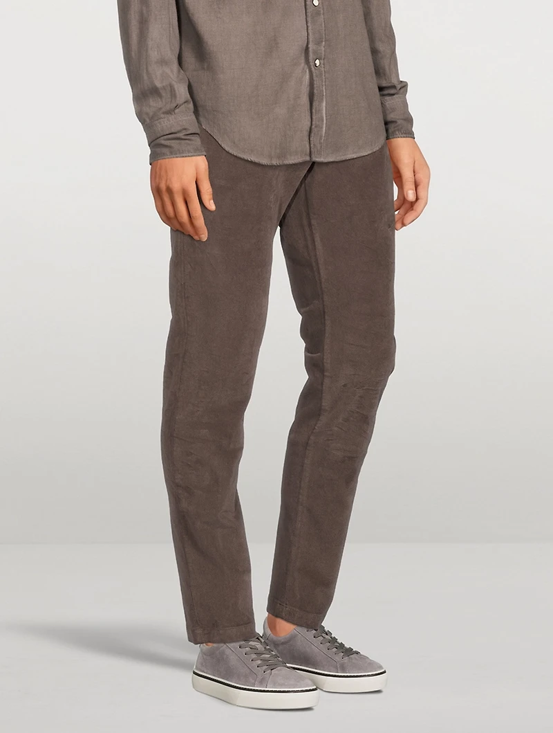 Velvet Jogger Pants