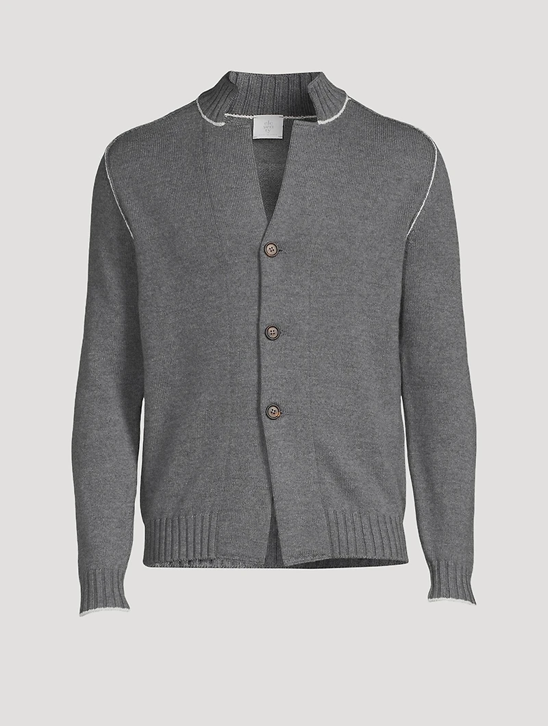 Cashwool Wool Cardigan Sweater
