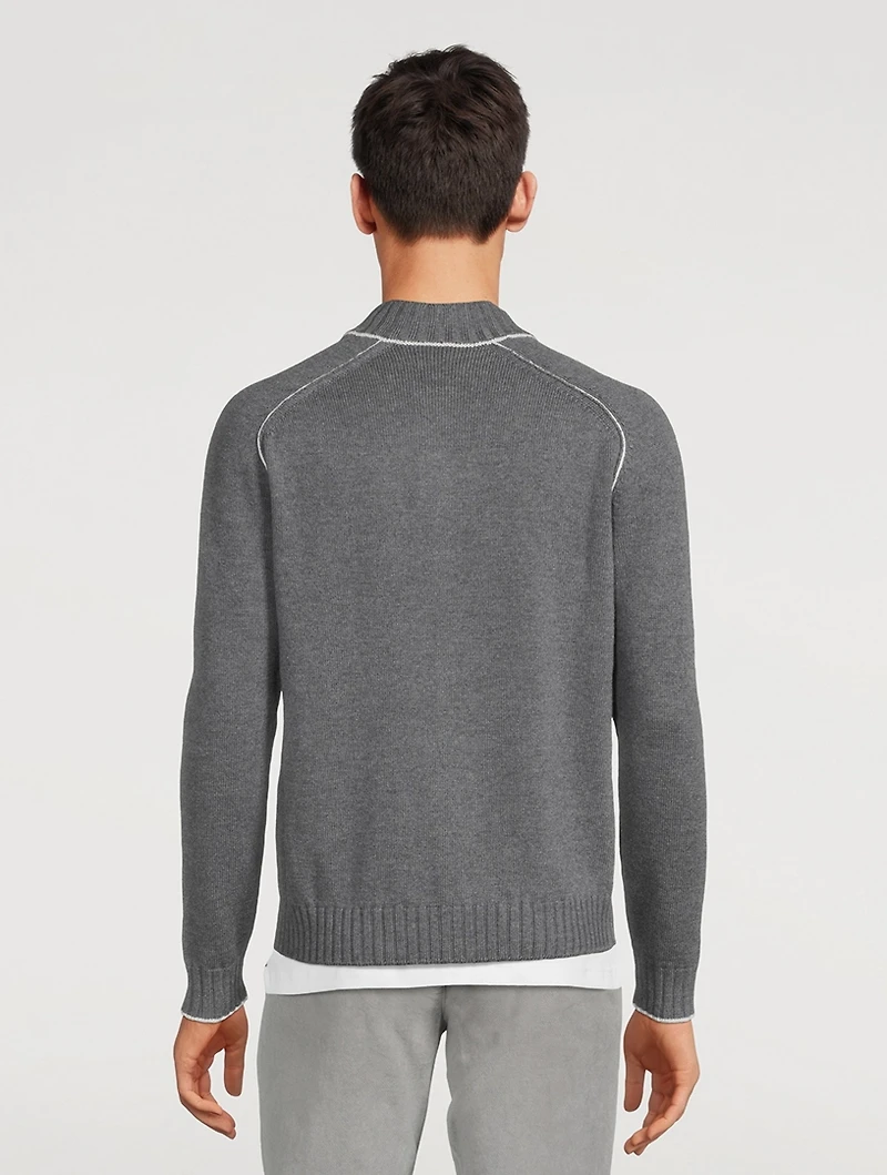 Cashwool Wool Cardigan Sweater