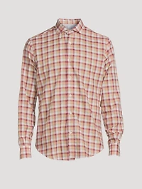 Texas Cotton Snap-Button Check Shirt