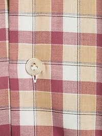 Texas Cotton Snap-Button Check Shirt
