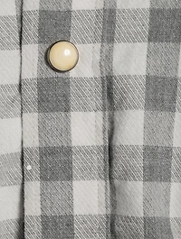 Western Cotton Plaid Shirt