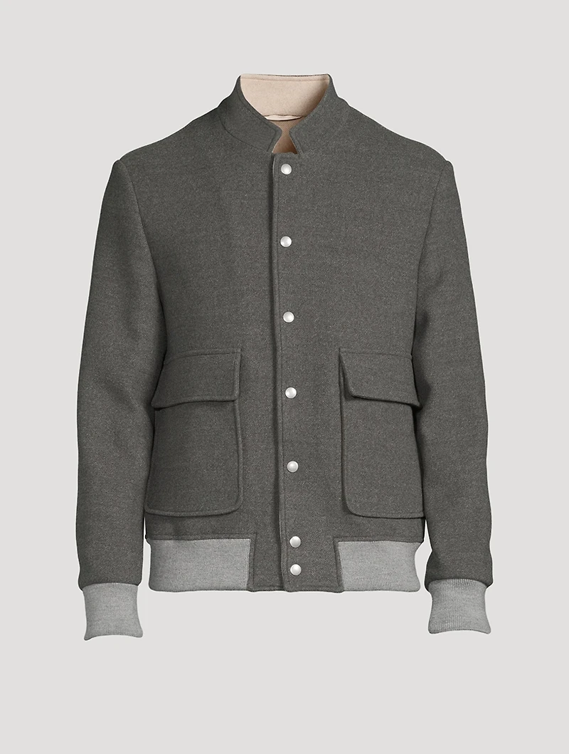Wool Bomber Jacket