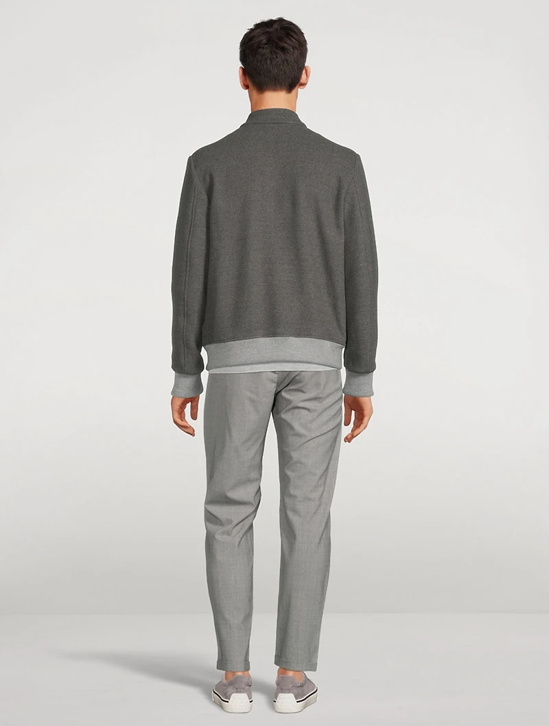 Wool Bomber Jacket