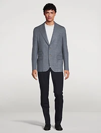 Wool Silk And Linen Jacket