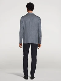 Wool Silk And Linen Jacket