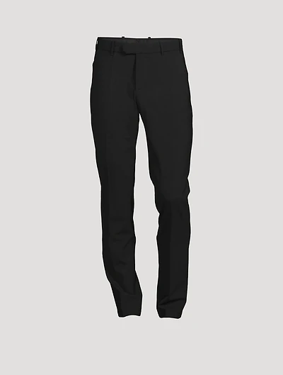 Stretch Wool Canvas Chino Pants