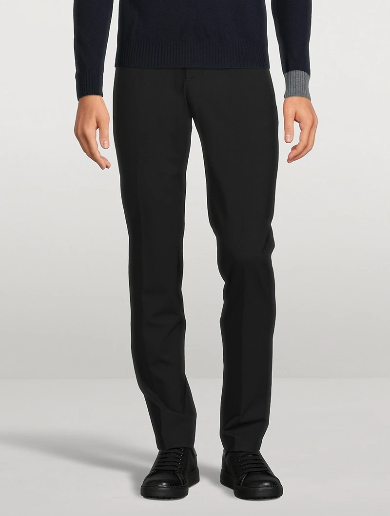 Stretch Wool Canvas Chino Pants