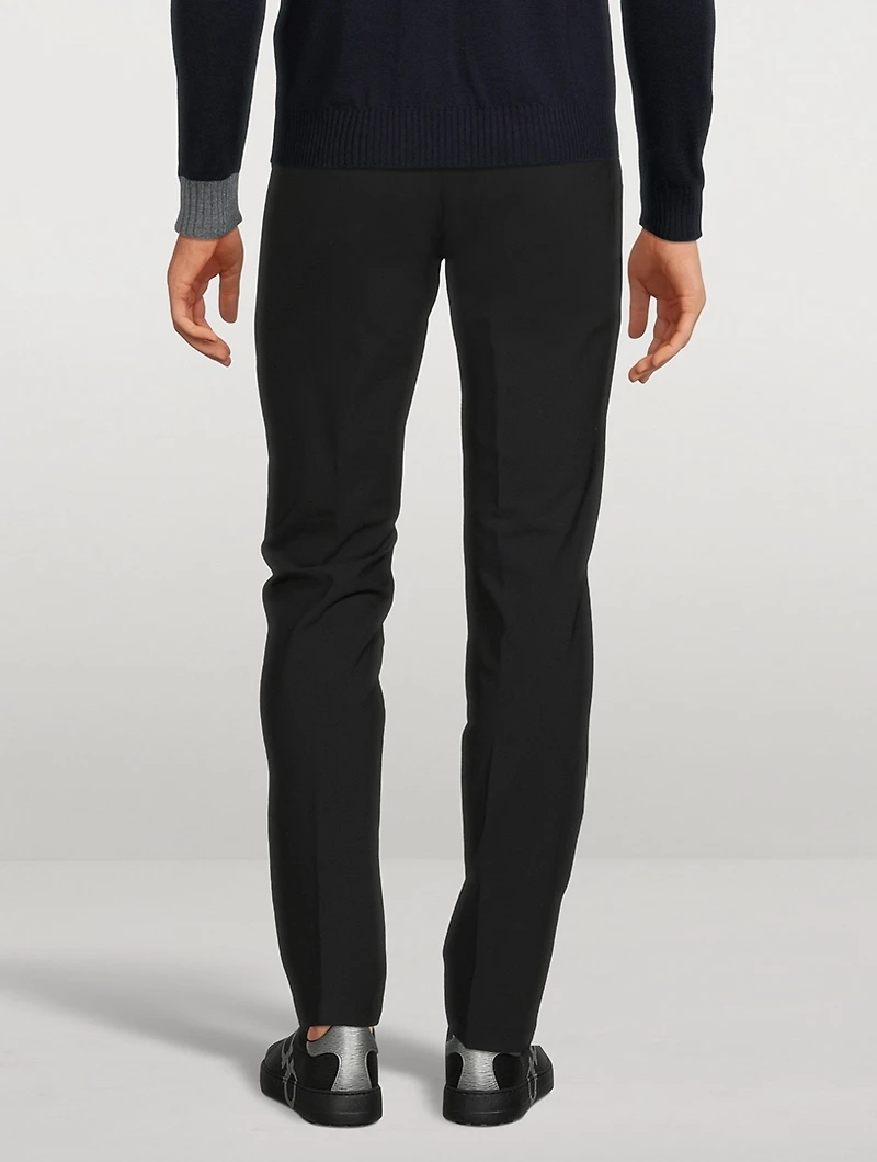 Stretch Wool Canvas Chino Pants