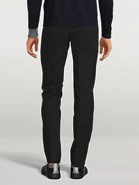 Stretch Wool Canvas Chino Pants