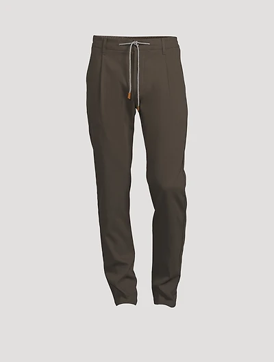 Cotton Stretch Jogger Pants
