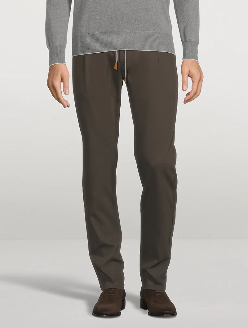 Cotton Stretch Jogger Pants