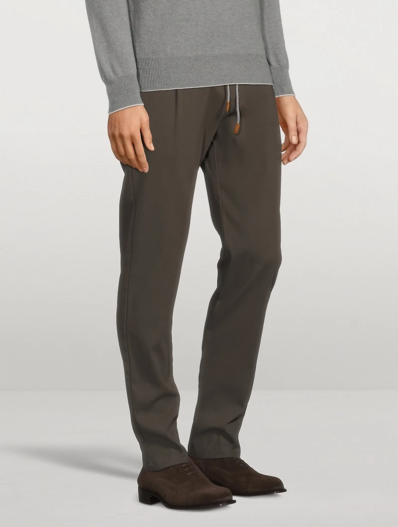 Cotton Stretch Jogger Pants