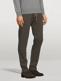 Cotton Stretch Jogger Pants