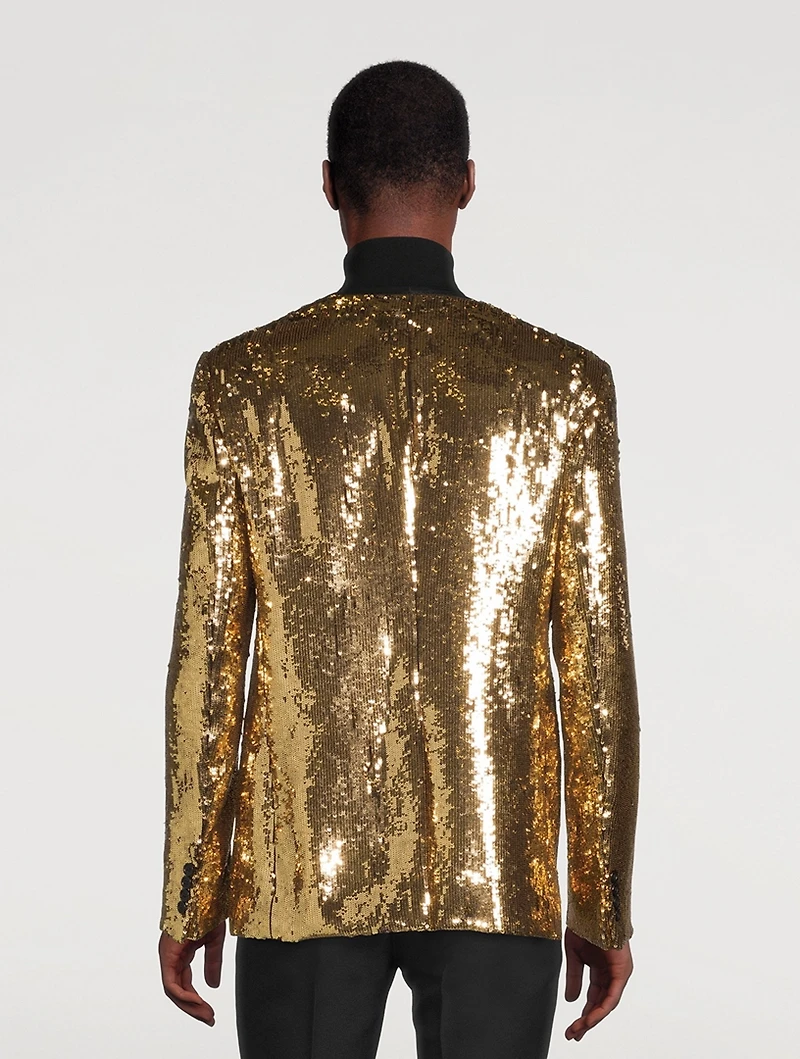Sequined Suit Jacket
