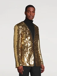 Sequined Suit Jacket